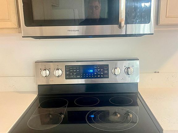 double oven in the range and full size microwave