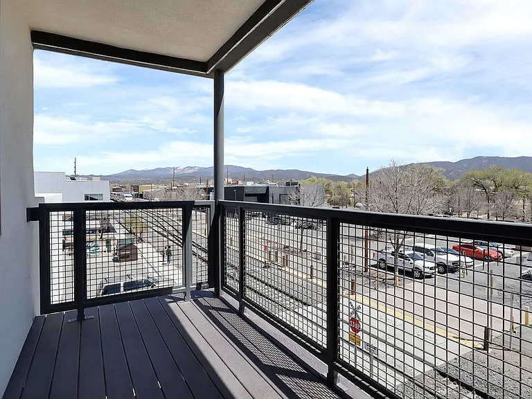 Top Floor unit 301has great views of Railyard Park (picture taken in March)