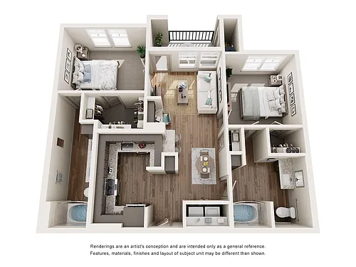 Floor plan B3HC-MKT