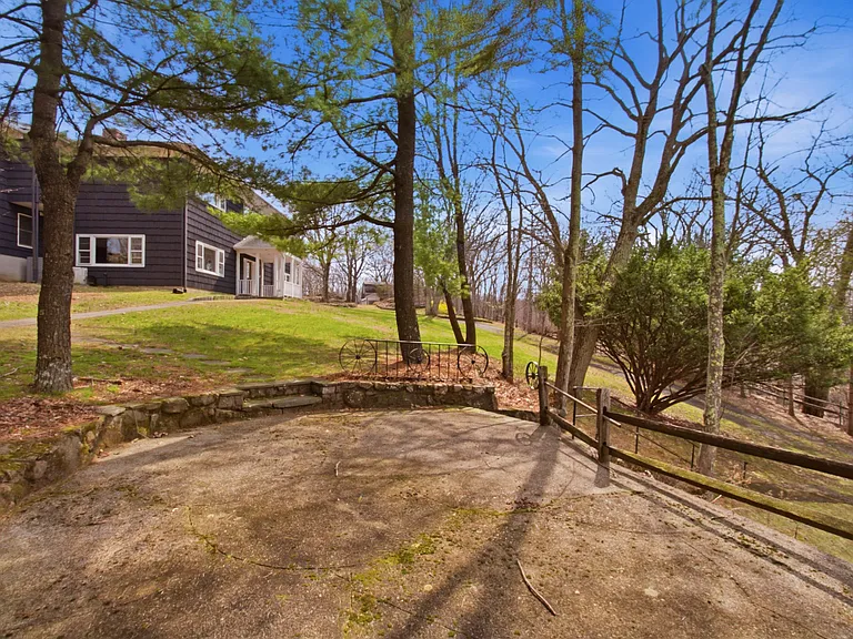 Charming patio that looks out across the beautiful grounds - one of many!