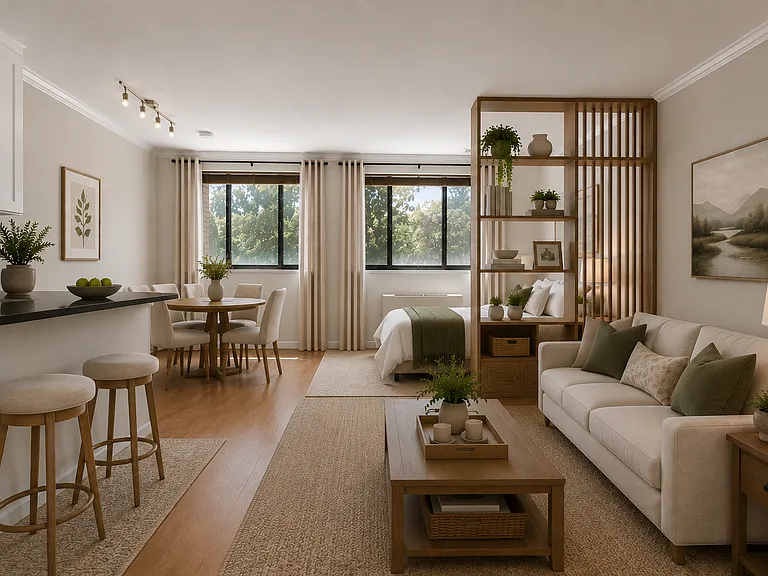 AI Staged Living Room