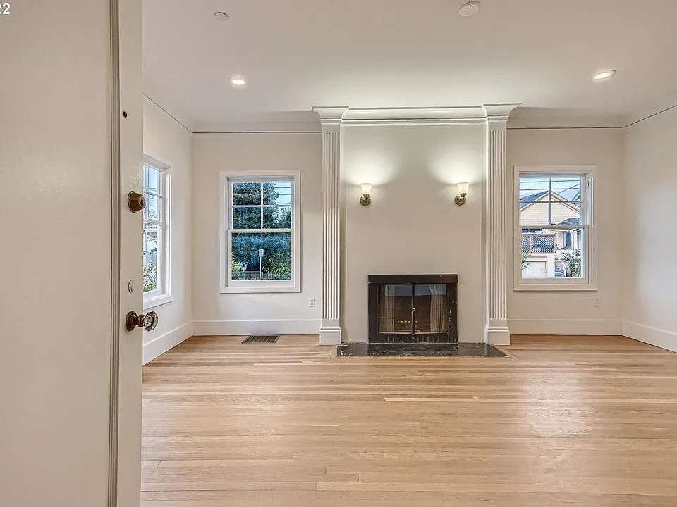 Living room through front door