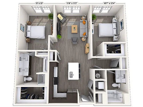 Floor plan B1A