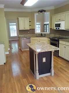 kitchen with island