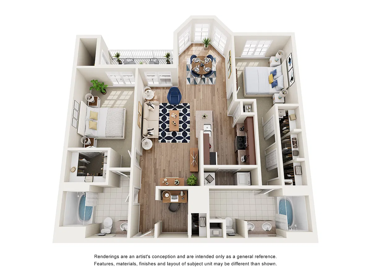 Floor plan 2X2