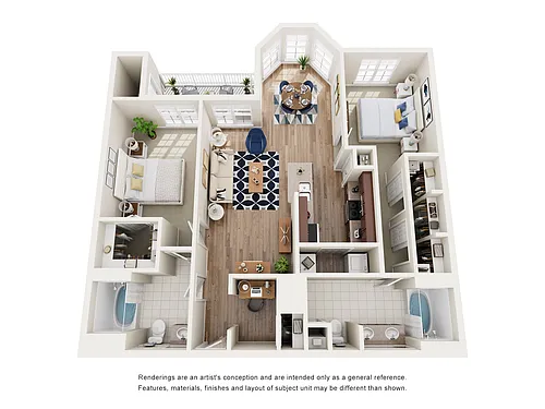 Floor plan 2X2