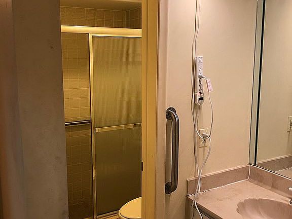 Master bath with vanity