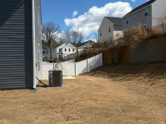 Large back yard