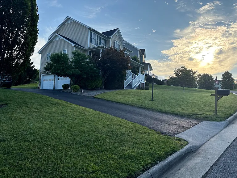 front yard drive way view