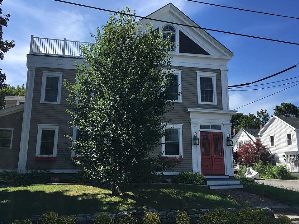 Front of house on Florence Street. Entrance to apartment 1 is on the left.