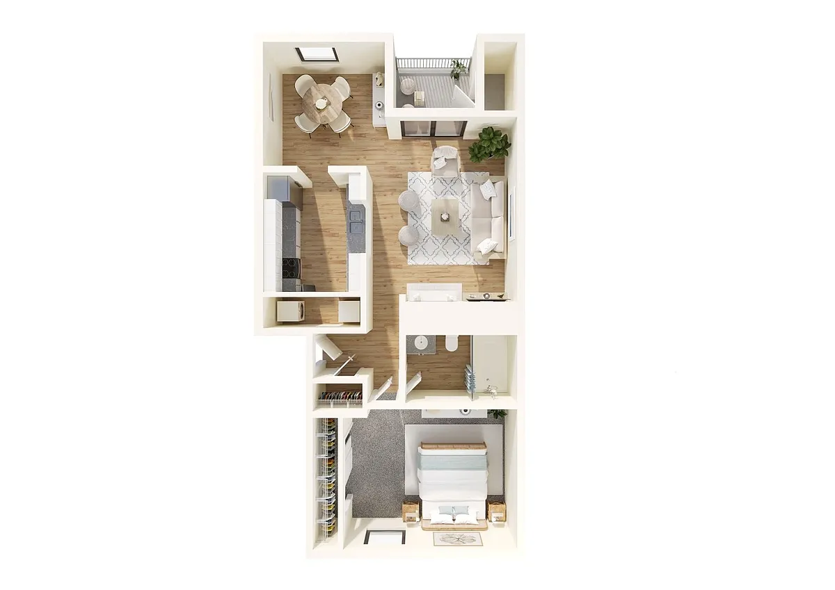 Floor plan A3 with In Home Laundry