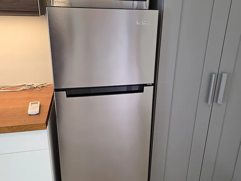New refrigerator and microwave