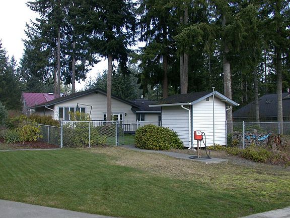 Garden Shed and Gas Pump from back taxiway
