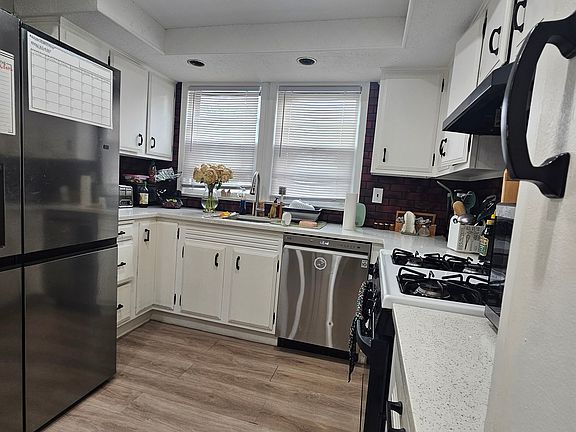 Updated Kitchen with stainless steal appliances.