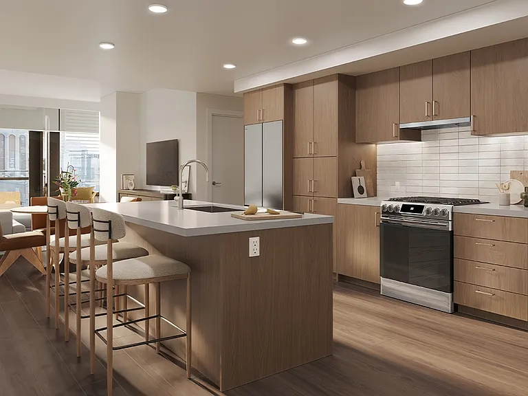 One-Bedroom Kitchen - The Torrey