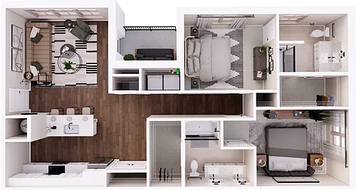 Floor plan Iron Works-2A