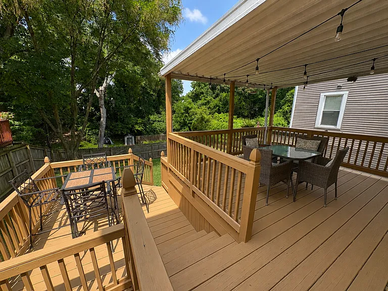 Covered multi-level deck