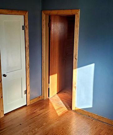 Bed room. New woodwork 