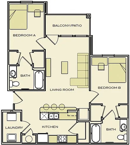 Floor plan B1