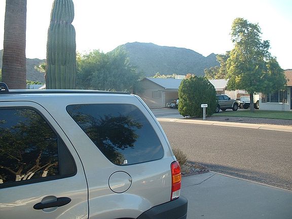 mountain views from West
