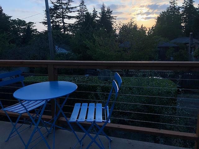 From the deck looking west