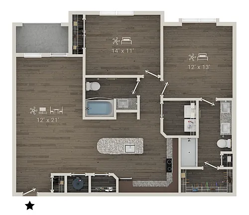 Floor plan B7