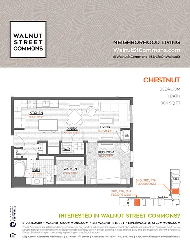 Floor plan Chestnut