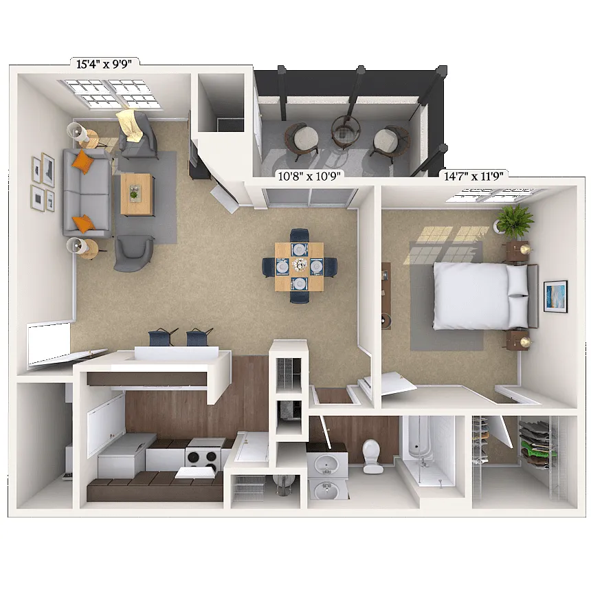 Floor plan The Saratoga