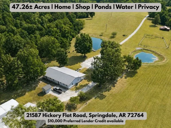 21587 Hickory Flat Rd, Springdale, AR 72764