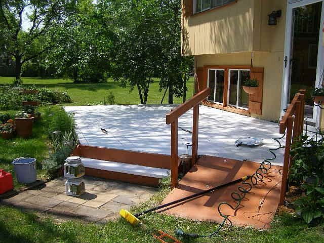 Front Deck (ramp will be removed)