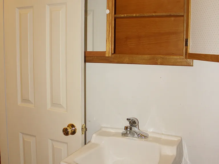 Bath sink & medicine cabinet