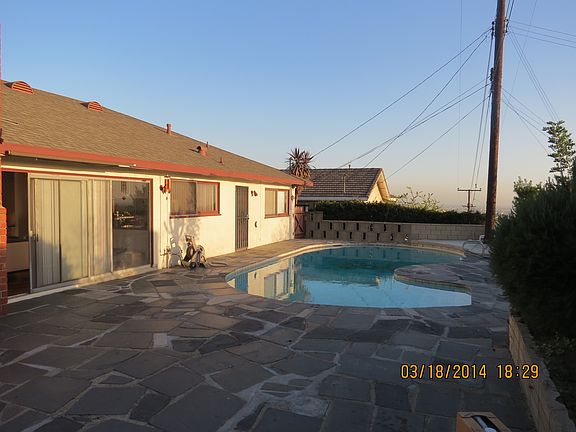 View of backyard