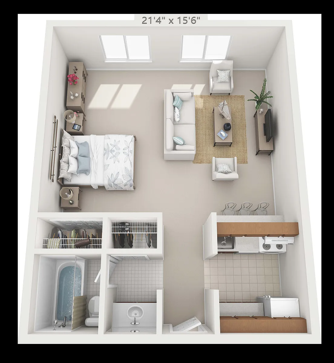 Floor plan Lexus (Studio)