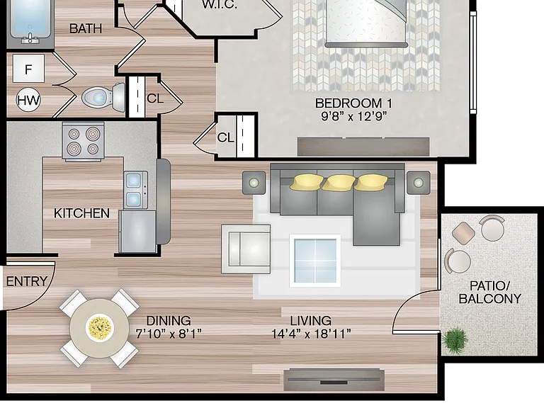 768 Square Feet 768 Square Feet