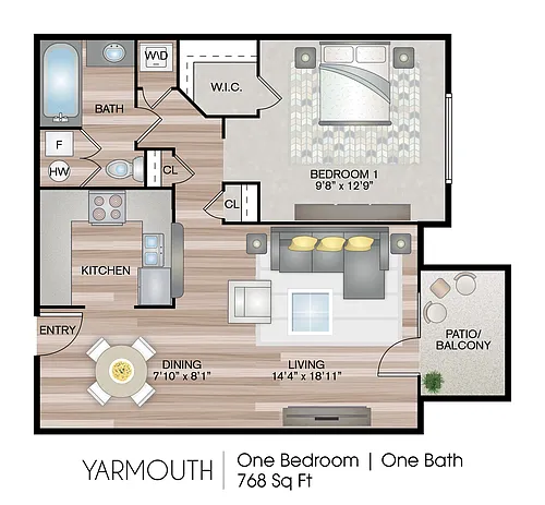 Floor plan Yarmouth