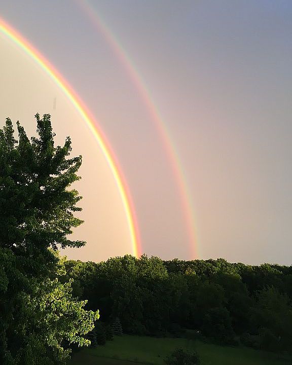 One of many double rainbows
