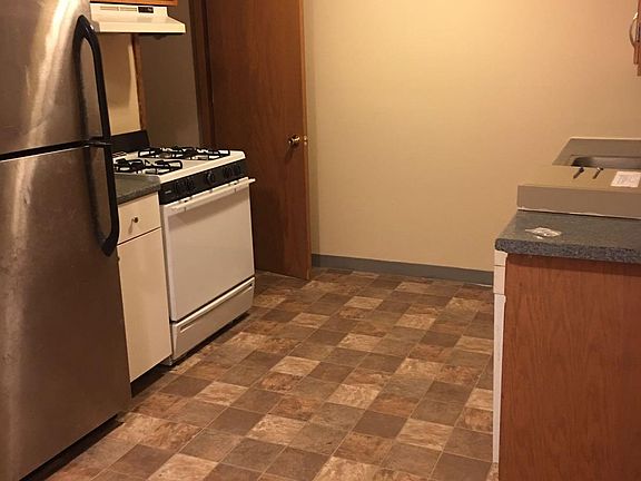 Kitchen with new floors