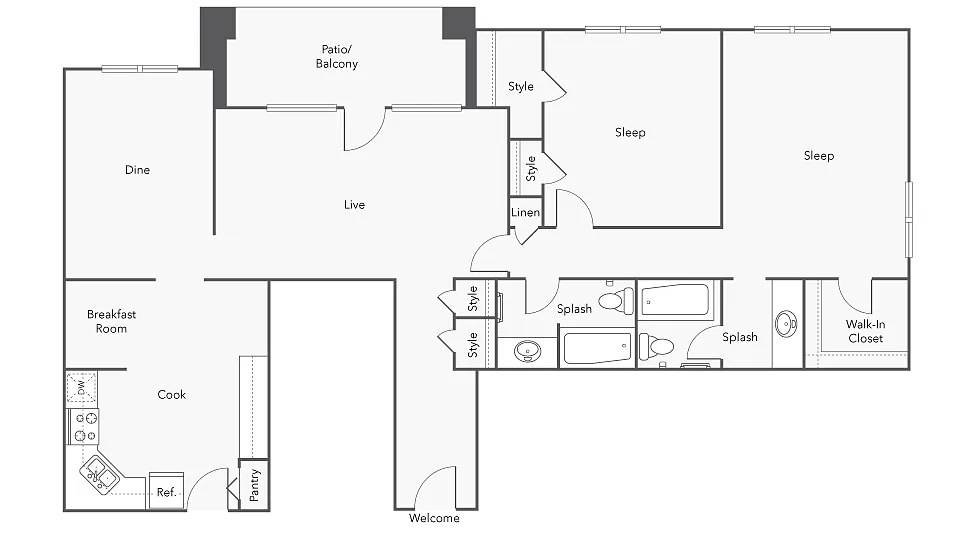 Floor plan Chesapeake
