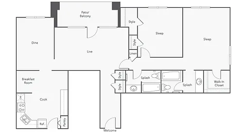 Floor plan Chesapeake