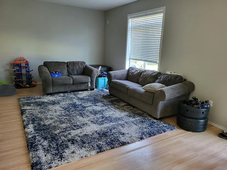 Family room off kitchen.