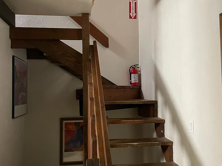 Stairs to upper loft