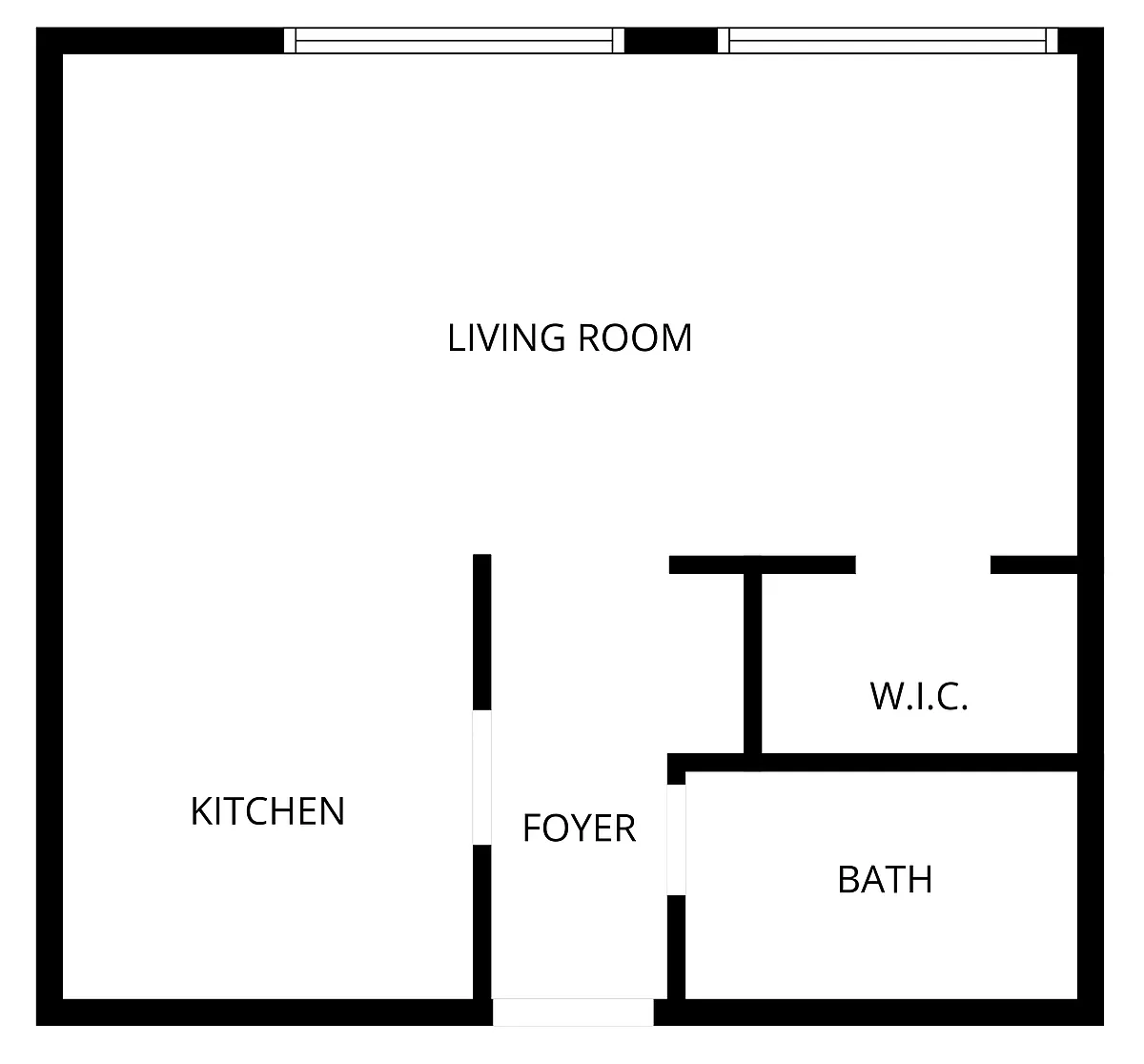 Floor plan Studio