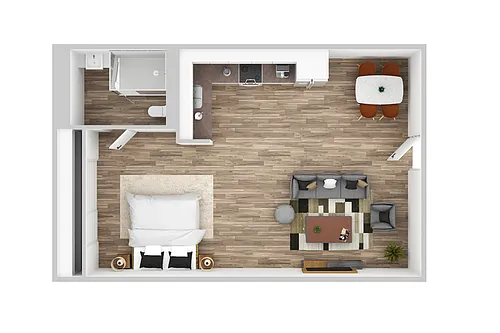 Floor plan Studio