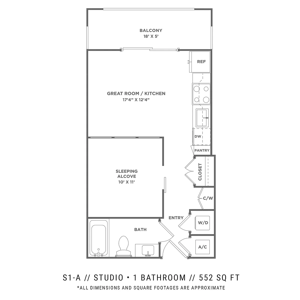 Floor plan S1-A