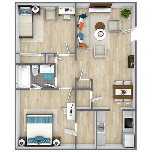 Floor plan Model B