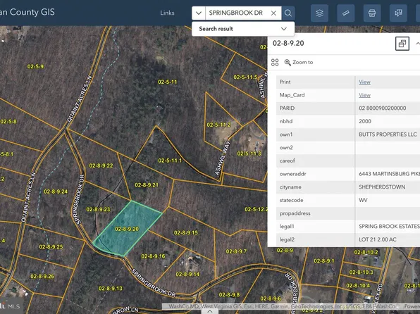 LOT 21 Springbrook Dr, Berkeley Springs, WV 25411