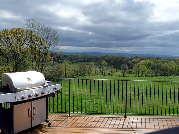 deck overlooks farm