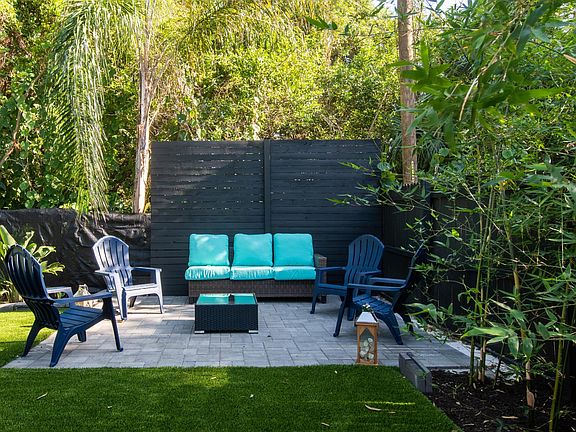 back yard is stunning