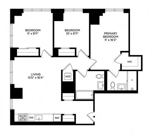 Floor plan 3A Penthouse West