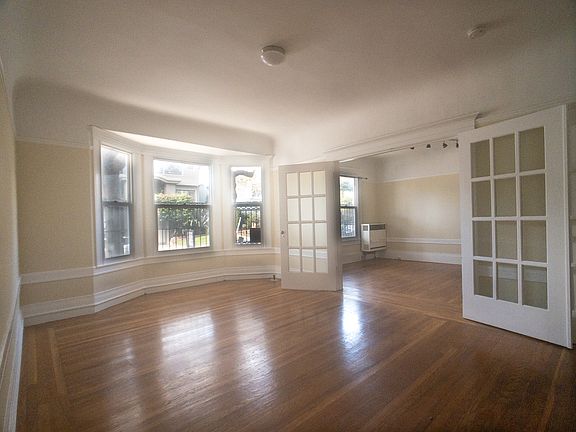 view from living room to bedroom
